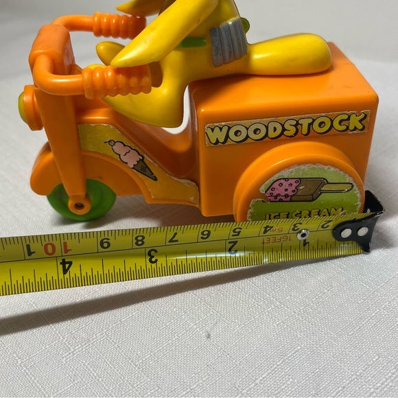Old Woodstock Peanuts Trike Motorcycle Toy Collectible Collector Vintage 1972 - Picture 4 of 5